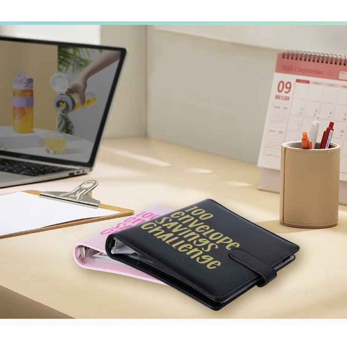 The Money Muse 100 Envelope Savings Challenge Binder