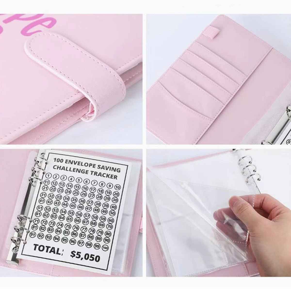 The Money Muse 100 Envelope Savings Challenge Binder