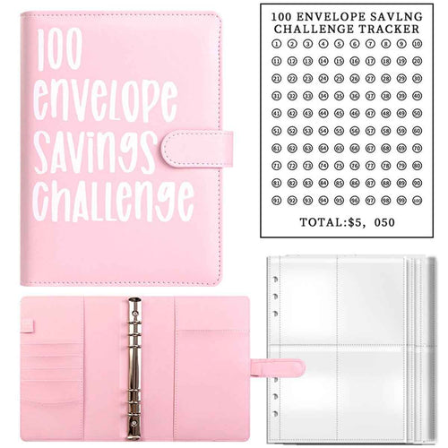 The Money Muse 100 Envelope Savings Challenge Binder