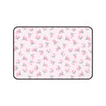 Customizable: Floral Desk Mat - Pink Blossom Mouse Pad, Office Decor, Gift for Home Office, Cute Workspace Accessories, Mother's Day Gift