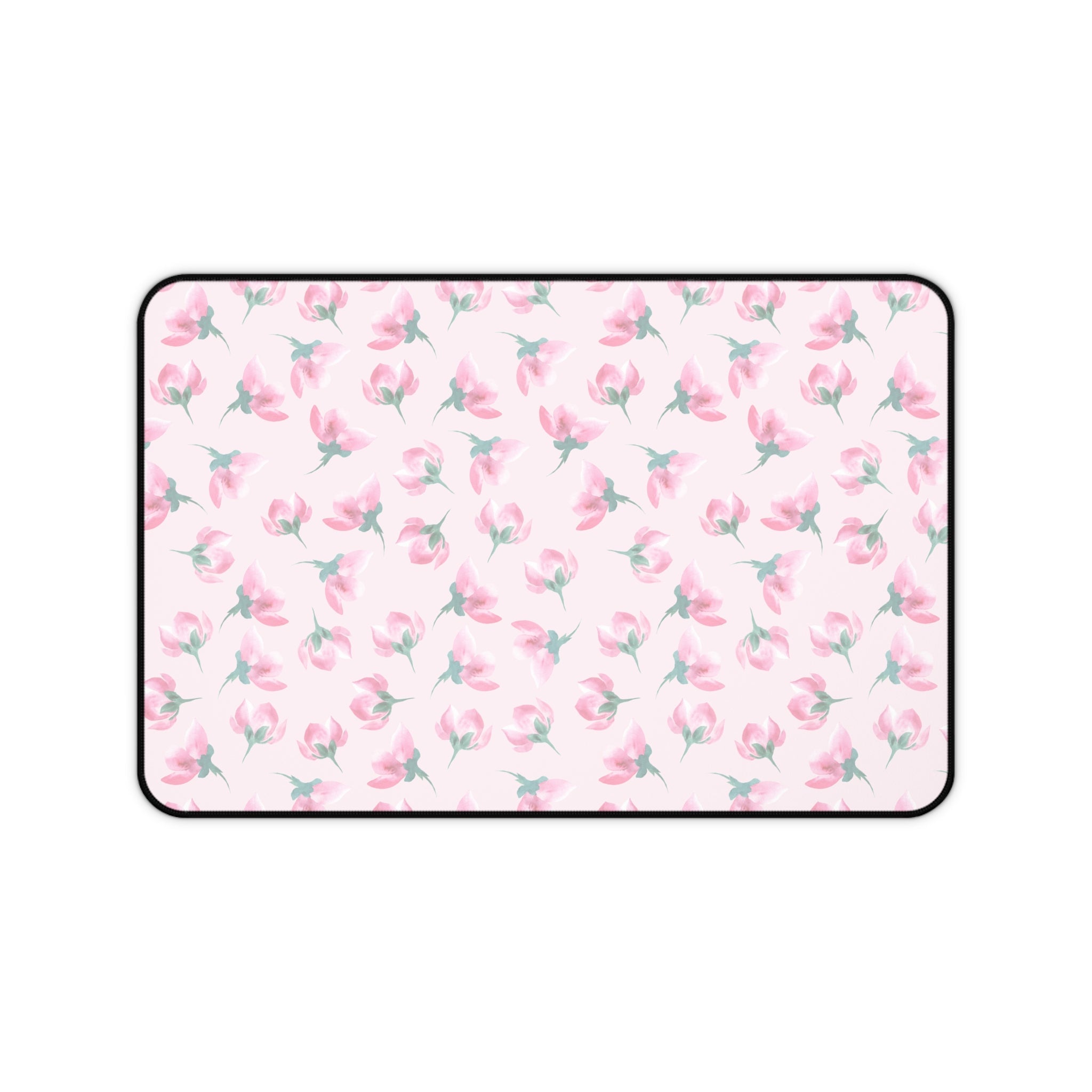 Customizable: Floral Desk Mat - Pink Blossom Mouse Pad, Office Decor, Gift for Home Office, Cute Workspace Accessories, Mother's Day Gift