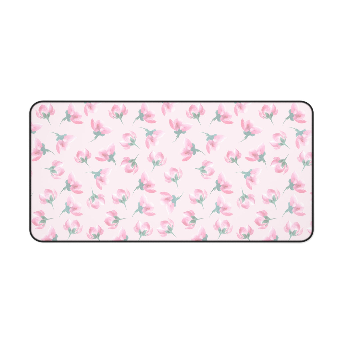 Customizable: Floral Desk Mat - Pink Blossom Mouse Pad, Office Decor, Gift for Home Office, Cute Workspace Accessories, Mother's Day Gift