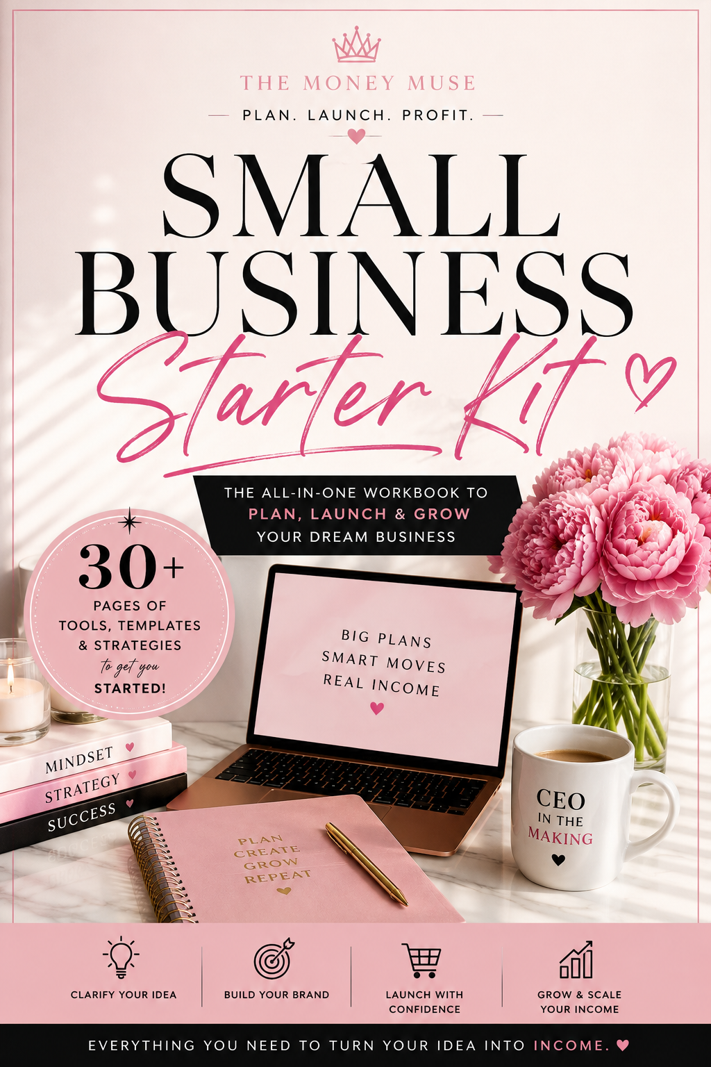 The Small Business Starter Kit | All-in-One Business Planner & Workbook