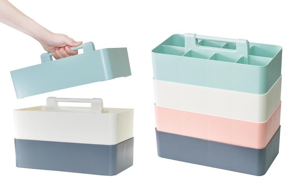 The Muse Desk Organizer Set | Stackable 4-Piece Caddy